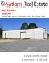 MLS # $160,000 3,200 SF Light Industrial Warehouse in North Bay County, Florida Betts Road Fountain, FL 32438