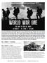 WORLD WAR ONE. The War to end all Wars October 1-14, 2016 $4,890. Stephen Ambrose Historical Tours present