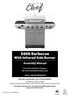 E600 Barbecue. With Infrared Side Burner. Assembly Manual (G45321) Propane (G45322) Natural Gas