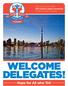 Welcome Delegates! Hope for All who Toil