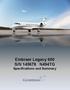 Embraer Legacy 600 S/N N494TG Specifications and Summary