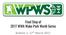 Final Stop of 2017 WWA Wake Park World Series. Bulletin 1: 17th March 2017