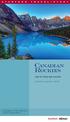 Canadian RoCkies. July 28 to August 3, a program of the stanford alumni association LAND OF PEAKS AND GL ACIERS
