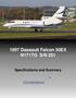 1997 Dassault Falcon 50EX N171TG S/N 251 Specifications and Summary