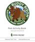 Park Activity Book. Start your adventure with Buddy Bison. Explore outdoors, the parks are yours!