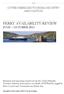 FERRY AVAILABILITY REVIEW JUNE OCTOBER 2013