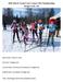 2018 Alberta Youth Cross Country Ski Championships Bragg Creek, AB