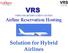 VRS. Solution for Hybrid Airlines. Airline Reservation Hosting VIDECOM RESERVATION SYSTEM
