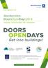 DoorsOpenDays2018. Aberdeenshire. Saturday 15th & Sunday 16th September.   From mountain to sea