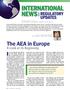 The AEA in Europe. A Look at its Beginning It seems a long time ago when the