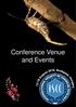 Conference Venue and Events