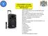 ITEM NUMBER 4 Portable 12 PA Speaker USB SD AUX MP3 Bluetooth