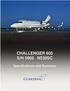 CHALLENGER 605 S/N 5908 N530SC. Specifications and Summary
