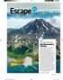 Escape. The Alaska Peninsula: destination alaska. JUly/ august An aerial view of Mount Augustine Volcano, just off the Alaska Peninsula coast.