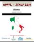 RPPTL - ITALY Rome. September 25-30, Thank you to our event sponsors