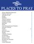 PLACES TO PRAY