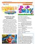 May 2018 SUMMER DAY CAMP INFORMATION UPCOMING EVENTS