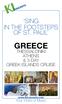 SING IN THE FOOTSTEPS OF ST. PAUL GREECE THESSALONIKI ATHENS & 3-DAY GREEK ISLANDS CRUISE.   Your World of Music
