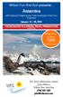 Antarctica. Wilson Fun And Sun presents. Book Now & Save. January 13 30, 2016