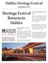 Heritage Festival Returns to Halifax