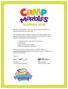 Welcome to Camp Marbles, where your child can experience the BEST of Marbles Kids Museum all summer long!