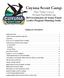 Cuyuna Scout Camp. Twin Valley Council The Premier Patrol Method Camp 2015 Scoutmaster & Senior Patrol Leader Program Planning Guide TABLE OF CONTENTS