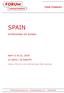 SPAIN INTERCAMBIO EN ESPAÑA. April 11 to 22, DAYS / 10 NIGHTS. (Dates of travel to be confirmed upon flight booking)