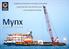 Capable Accommodation work Barge with helideck. Large Work Deck with 400t deck crane. Accommodation for 165 pax. Mynx. Accommodation Work Barge