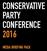 CONSERVATIVE PARTY CONFERENCE 2016 MEDIA BRIEFING PACK