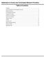 Addendum of Active and Terminated Network Providers Table of Contents