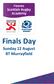 Finals Day. Sunday 12 August BT Murrayfield