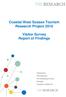Coastal West Sussex Tourism Research Project 2016 Visitor Survey Report of Findings
