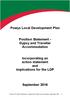 Powys Local Development Plan. Position Statement - Gypsy and Traveller Accommodation. Incorporating an action statement and implications for the LDP