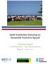 Workshop Report 8 & 9 May Jade Marina Resort Ngapali - Myanmar