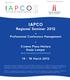 IAPCO Regional Seminar 2012