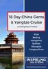 18 Day China Gems & Yangtze Cruise