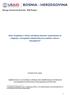 Nacrt Izvještaja o režimu ishođenja dozvola i preprekama za ulaganje u energetske infrastrukturne projekte u Bosni i Hercegovini 1