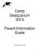Camp Seaquarium Parent Information Guide