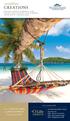 caribbean CREATIONS 2 for 1 CRUISE FARES Includes Roundtrip Airfare* and FREE INTERNET from only $1,299