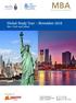 Global Study Tour November 2018 New York and Dubai