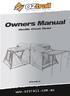 Owners Manual.   Pacific Cross Dome DTC-PAC-D