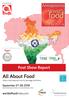 All About Food. Post Show Report. worldoffoodindia.com. September 27-29, India's international food & beverage exhibition