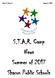 Volume 3, Issue 6 August 4, S.T.A.R. Camp News Summer of 2017 Sharon Public Schools