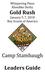 Whispering Pines Klondike Derby Gold Rush January 5-7, 2018 Boy Scouts of America. Camp Stambaugh. Leaders Guide