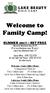Welcome to Family Camp!