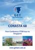 CONASTA 68. Post-Conference STEM tour to Singapore.