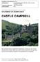 CASTLE CAMPBELL HISTORIC ENVIRONMENT SCOTLAND STATEMENT OF SIGNIFICANCE