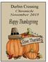 Durbin Crossing Chronicle November Happy Thanksgiving