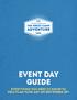 EVENT DAY GUIDE EVERYTHING YOU NEED TO KNOW TO HELP PLAN YOUR DAY ON SEPTEMBER