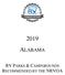 2019 ALABAMA RV PARKS & CAMPGROUNDS RECOMMENDED BY THE NRVOA